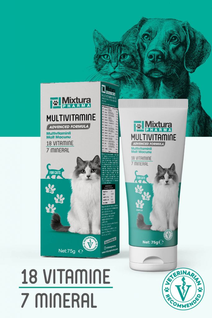 mixtura pharma kedi ve köpek multivitamini, kedi vitamini maltı, köpek vitamini maltı 6