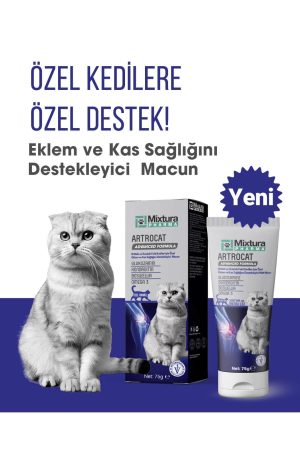 mixtura pharma artrocat kedi eklem ağrısı tedavisi kedi kas ağrısı tedavisi destekleyici malt macunu kedi maltı
