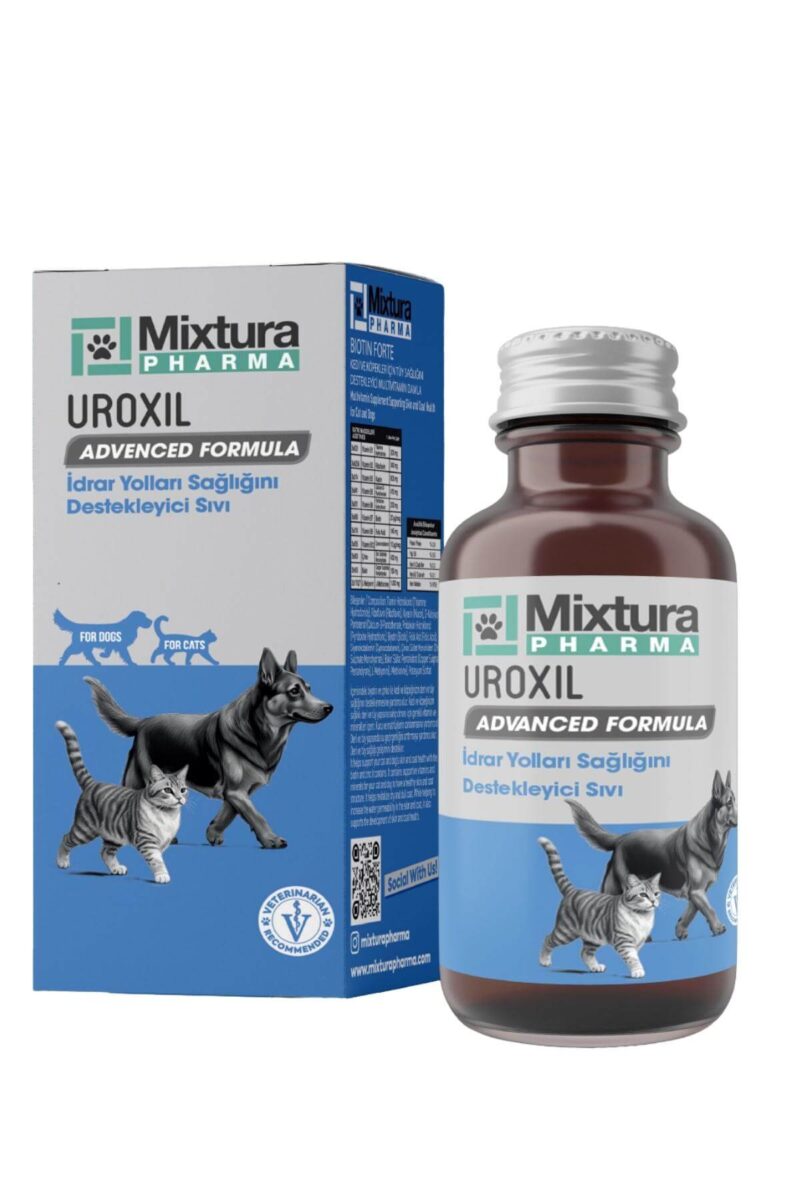 mixtura pharma uroxil kedi idrar yolu enfeksiyonu tedavisi destekleyici köpek idrar yolu enfeksiyonu tedavisi destekleyici