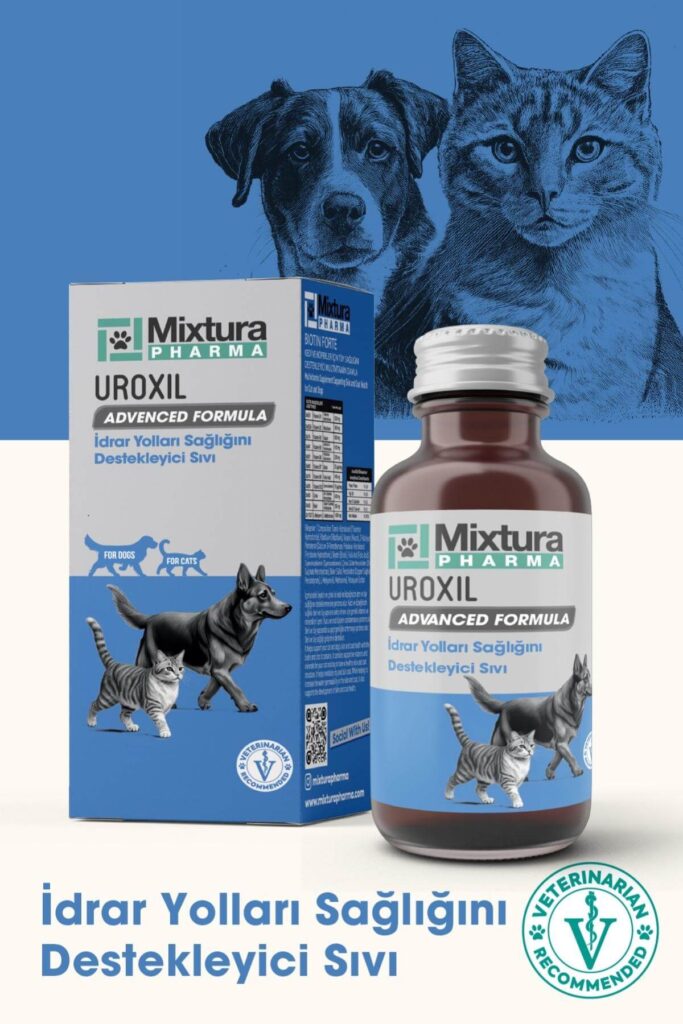 mixtura pharma uroxil kedi idrar yolu enfeksiyonu tedavisi destekleyici köpek idrar yolu enfeksiyonu tedavisi destekleyici