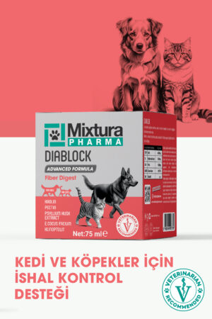 Diablock Kedi ve Köpek İshal Kesici Toz