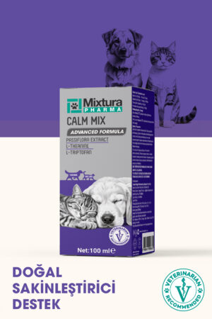 Calm Mix Kedi ve Köpek Sakinleştirmeye ve Stres Azaltmaya Yardımcı Sıvı