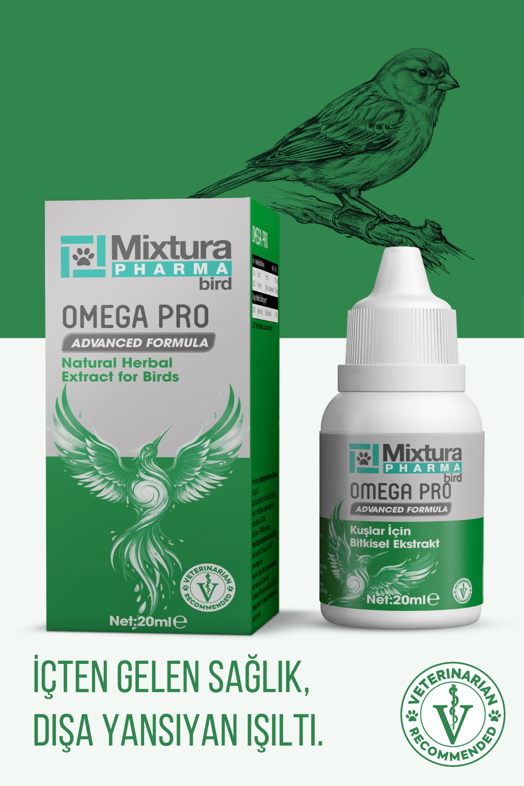 MİXTURA PHARMA BİRD OMEGA PRO - Görsel 2