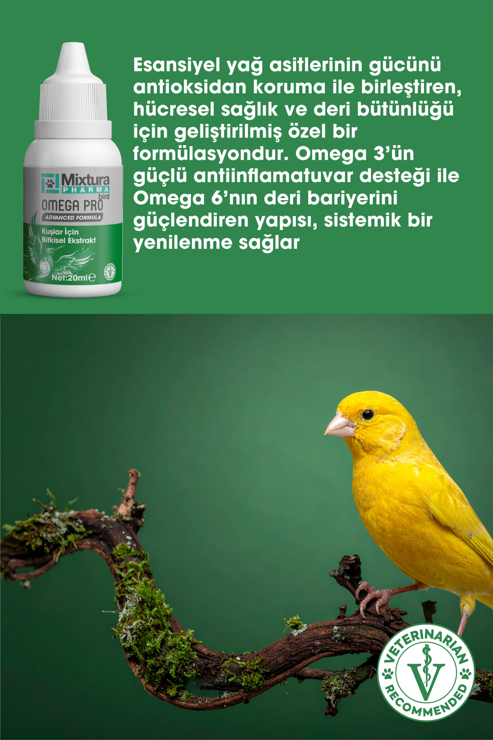 MİXTURA PHARMA BİRD OMEGA PRO - Görsel 4